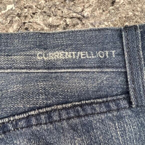 Current Elliot Jeans Womens Size 25 Button Fly Straight Leg Denim - Picture 4 of 9